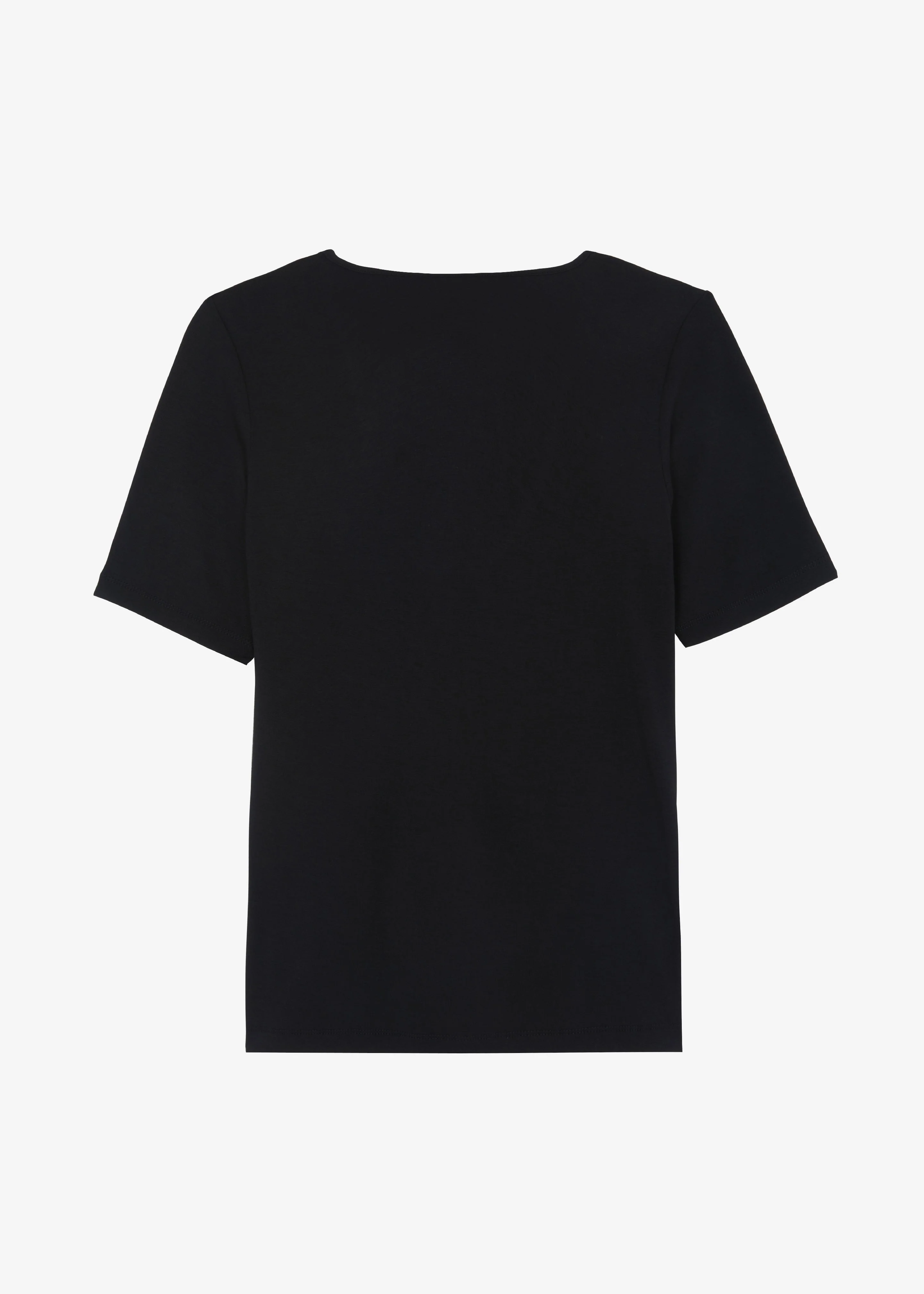 Vera Scoop Back Shirt - Black - Image 9