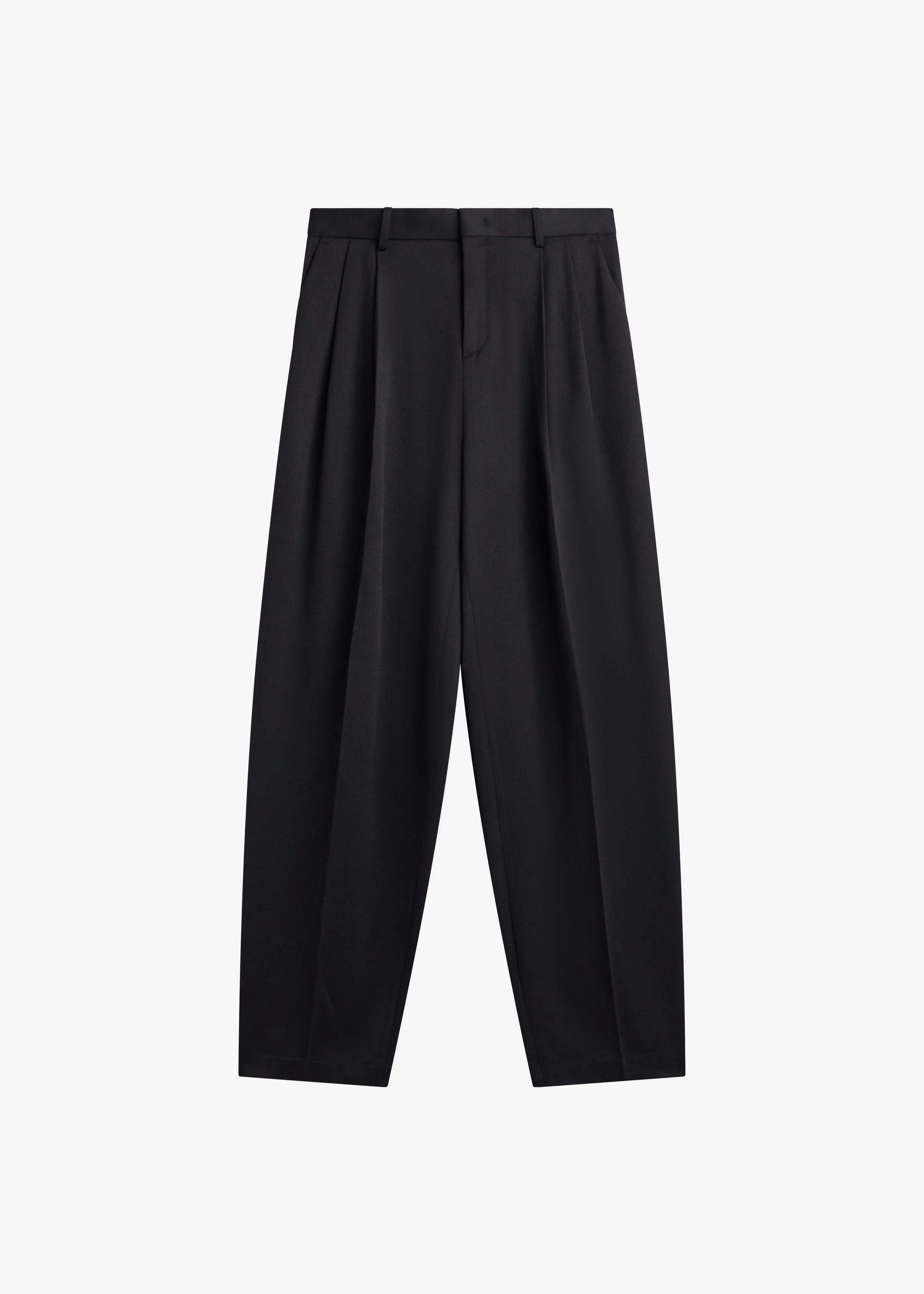 Vester Pleated Trousers - Black - Image 7