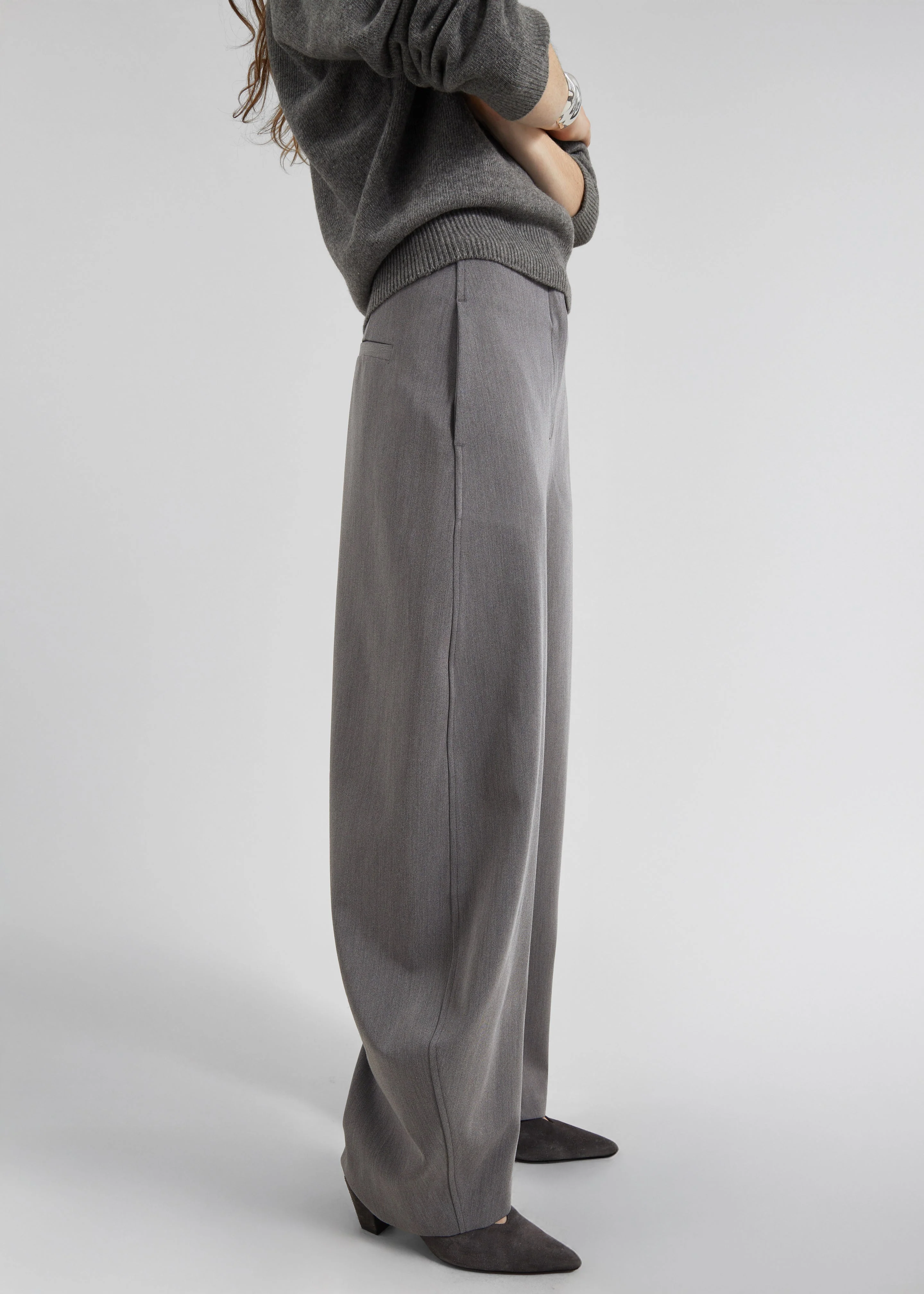 Vosges Barrel Leg Pants - Grey - Image 4