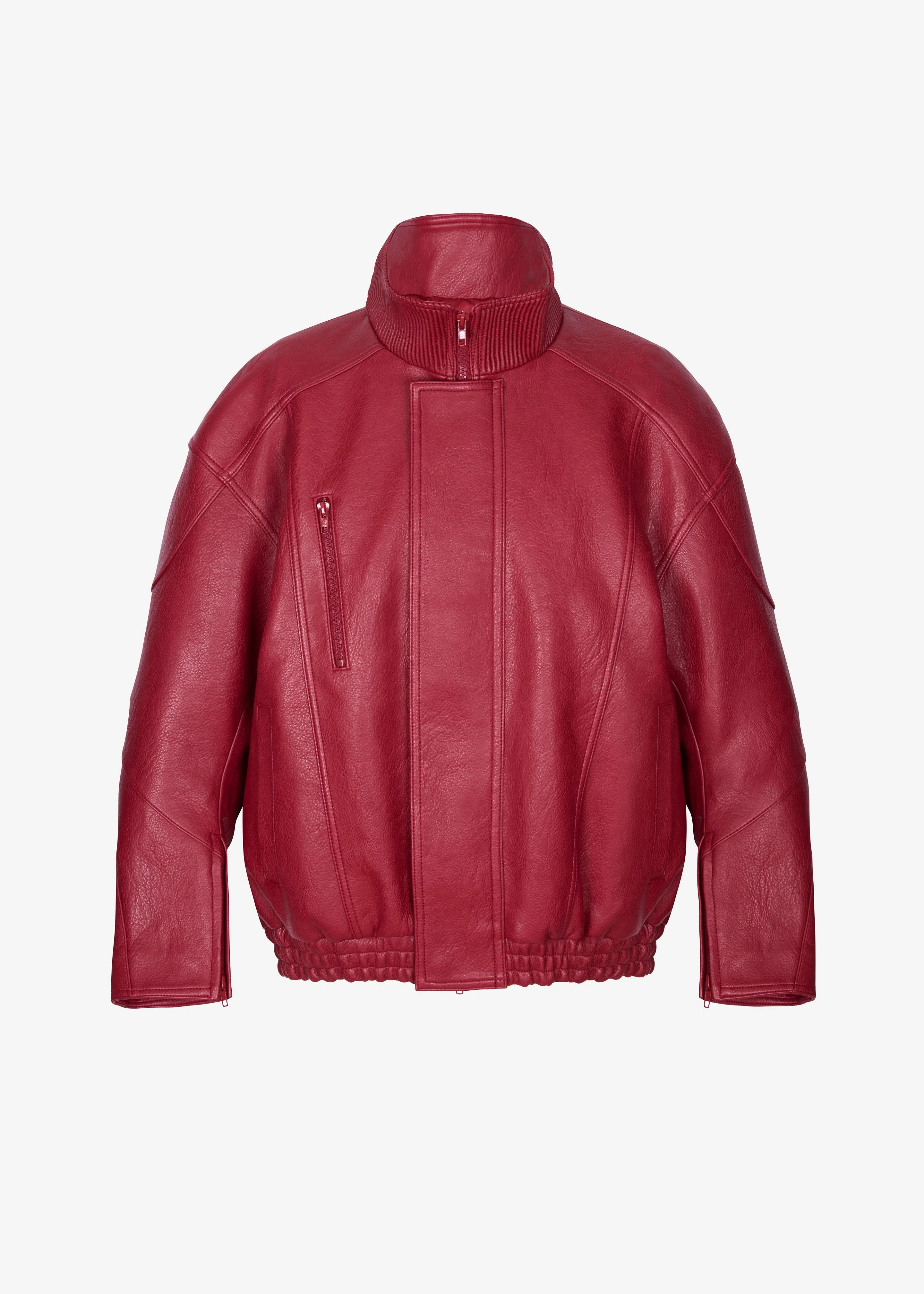 Zion Bomber Jacket - Red - Image 11