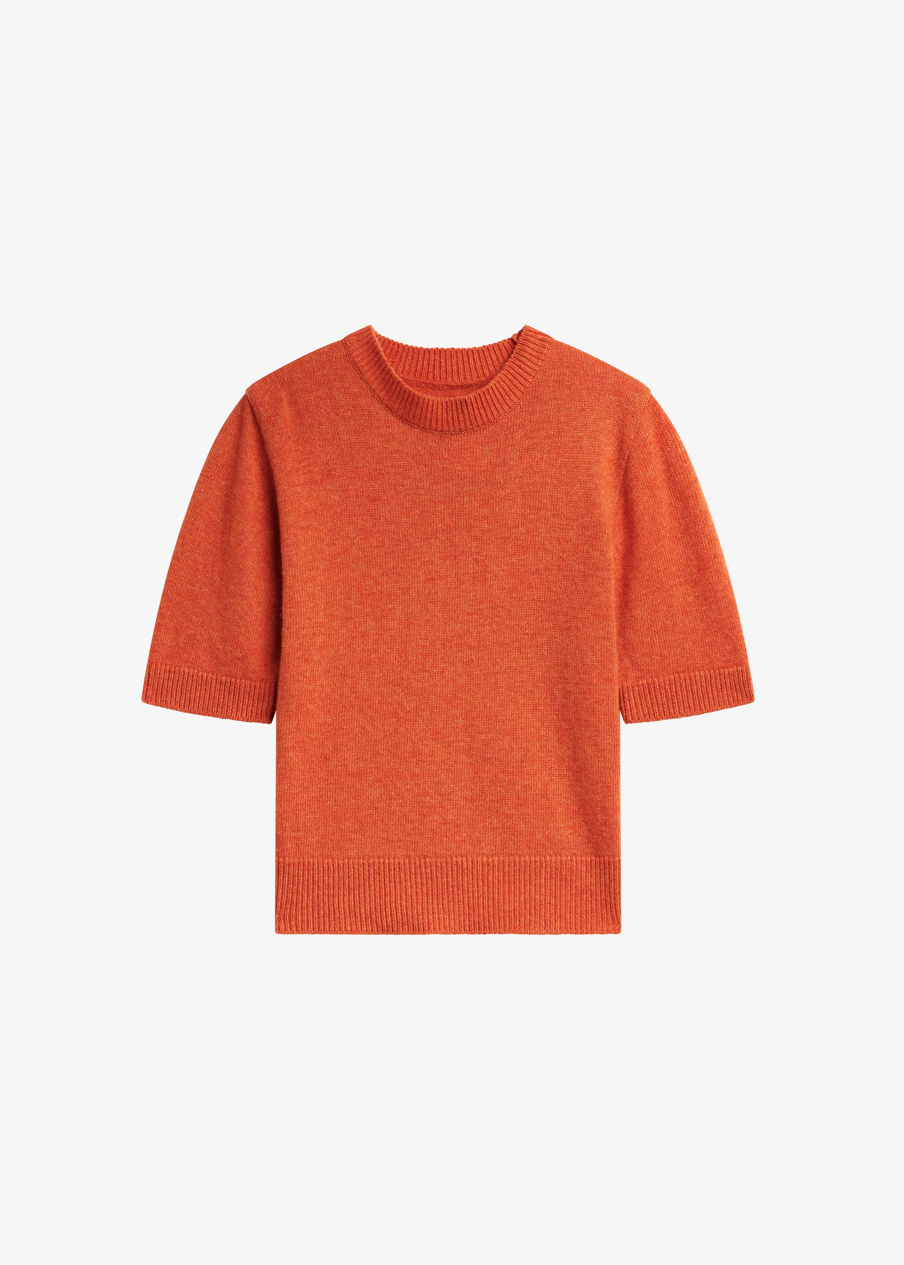Zoersel Knit Top - Orange - Image 5